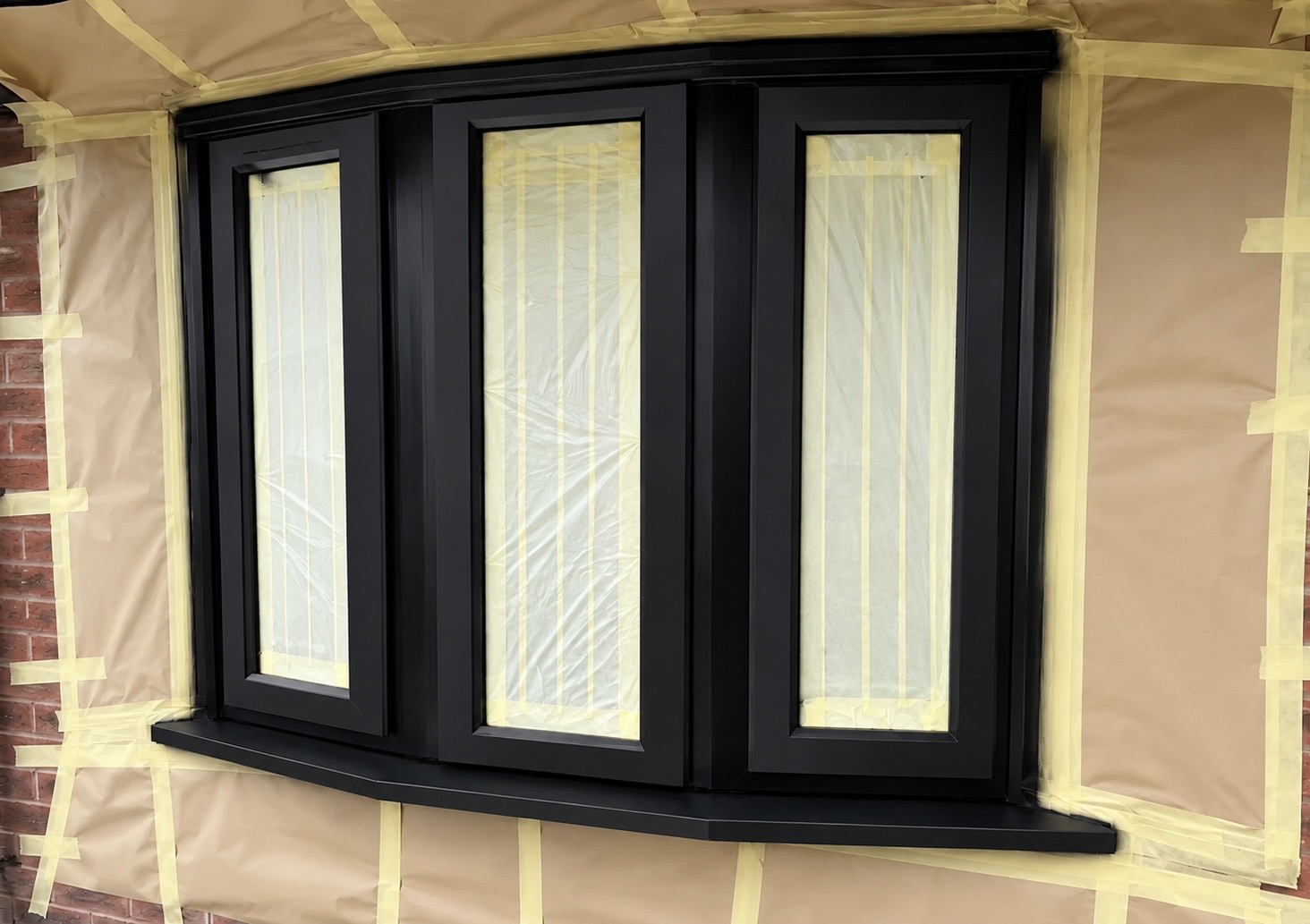After Sprayden window spraying